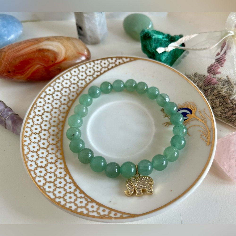 Elephant jade bracelet